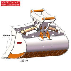 Customized Excavator Bucket Tilt Bucket with Cylinders