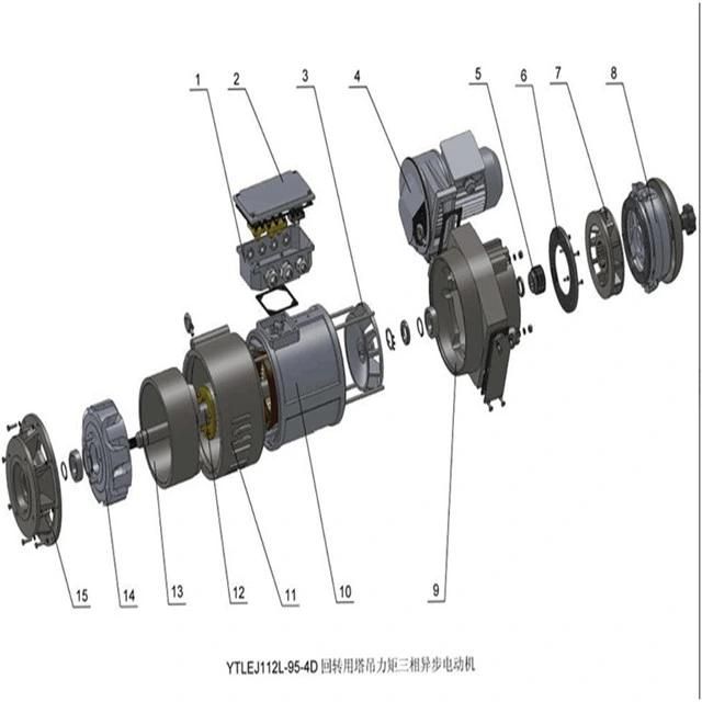 Tower Crane Rcv & Rvf Slewing Mechanism with Chassis Hot Sale