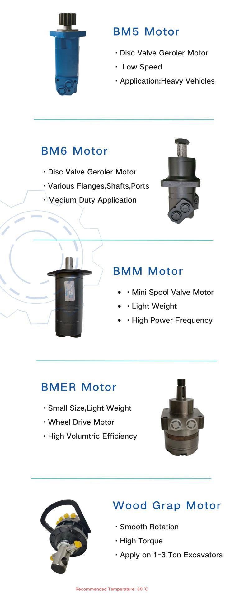 Eaton High Torque Small Hydraulic Wheel Gear Oil Motor 6K for Mining Equipment