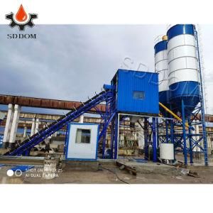 Chinese Engine Hzs120 75m3/H Concrete Batching Mixing Plant in Stock