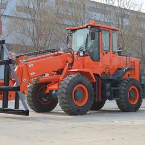 Taian 4ton New Construction Equipment Telescopic Front End Wheel Loader Tl4000 with Weichai Engine