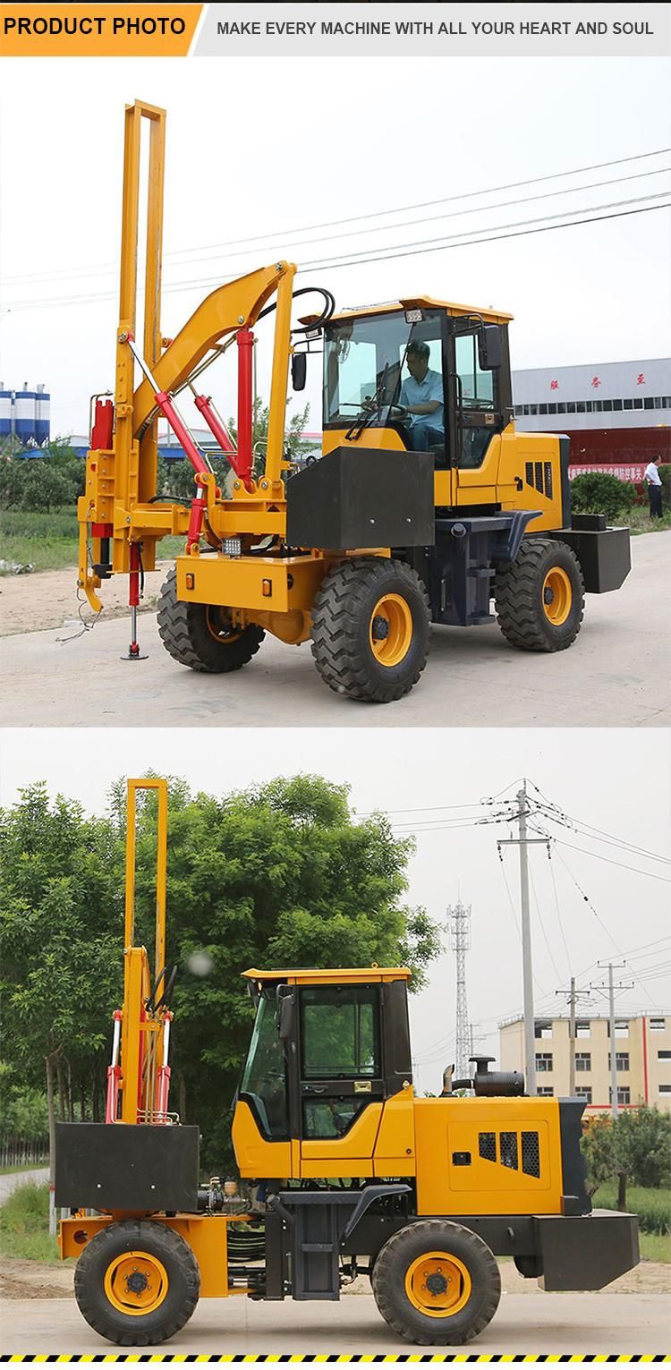 Factory Direct Sales of Solar Pile Installation and Construction Highway Guardrail Hydraulic Pile Driver