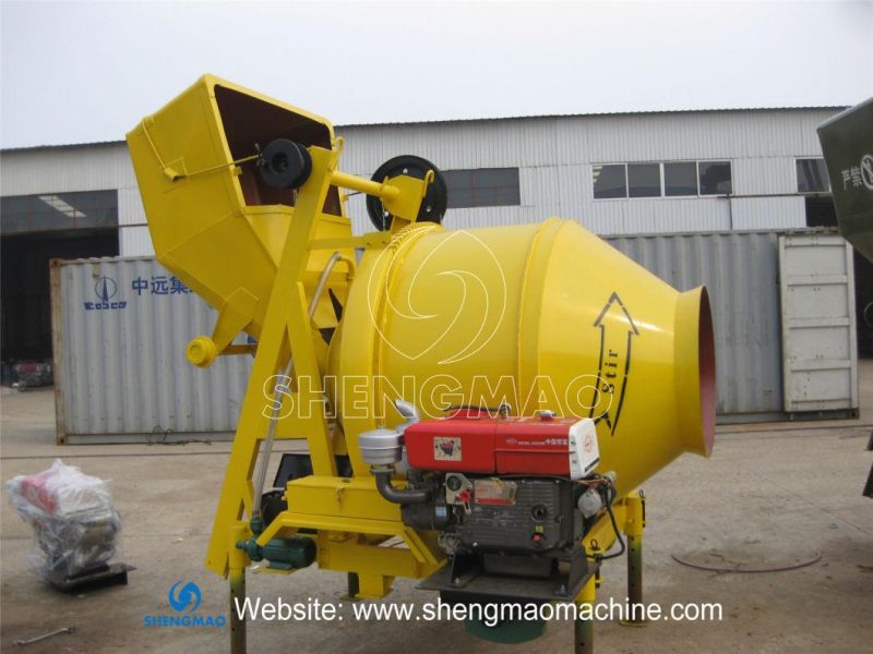 Js500 Js750 Js1000 Jzr500 Twin Shaft Drum Concrete Mixer for Construction Use in Philippines in Russia Sri Lanka