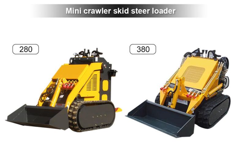 Simple to Operate Mini Skid Steer Loader with Excavator