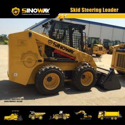 75HP Mini Skid Loader Sinoway Skid Steer Loader for Sale