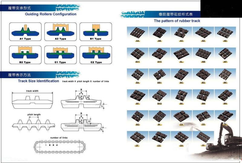 300X52.5 Rubber Track Engineering Track