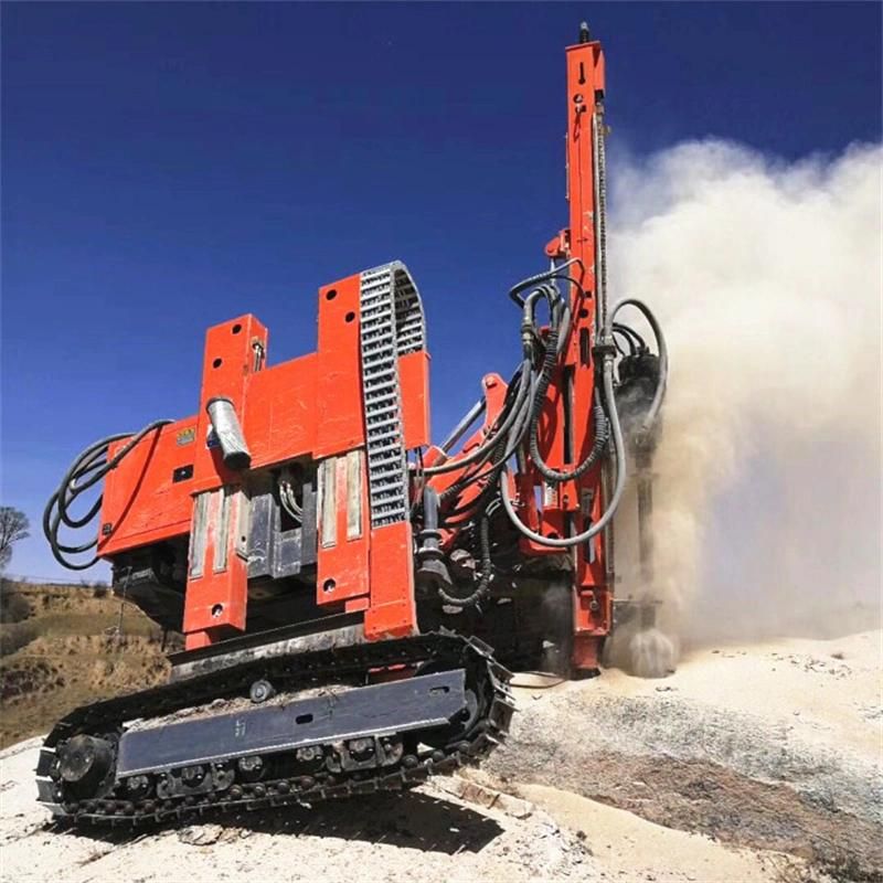 90-400mm Hydraulic Crawler Mountainous Photovoltaic Solar Pile Drilling Rig Anchor Drill