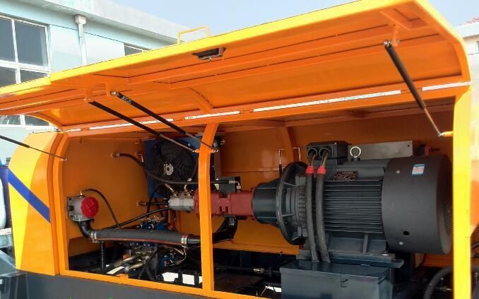 Top Quality 80m3/H Hydraulic Diesel Concrete Pump Machine Hot Sale