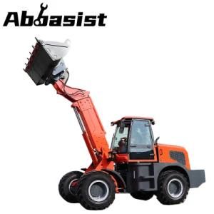 CE ISO SGS OEM AL2500T China Brand Compact Front 2.5 ton Telescopic Loader
