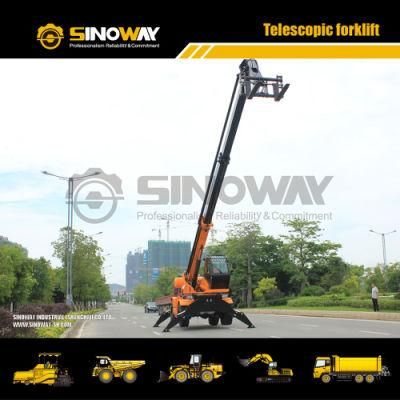 Sinoway Rotary Telescopic Forklift Telehandler for Sale