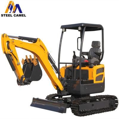 Steel Camel Brand New Small Mini Rubber Track Crawler Backhoe Excavator