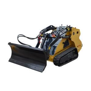 Mini Diesel Skid Steer Loader Snow Shovel Micro Skid Steer Loader with Kubota Diesel Engine 25HP