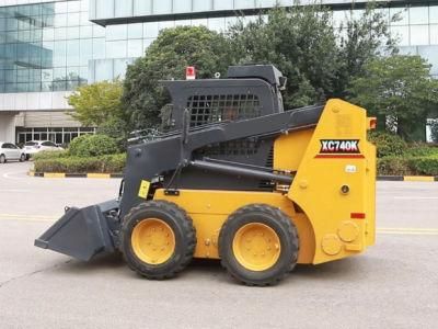 Xc740K Skid Steer Loader for 750kg 0.45m3 36.8kw Tracked Hammer