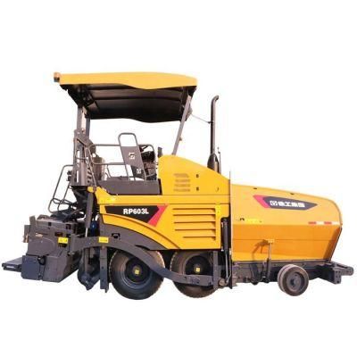 Road Construction Machinery RP603L Wheel Asphalt Concrete Road Paver