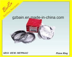 Piston Ring for Excavator Engine 6D34 Part Number: Me996442
