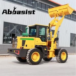 loader supplier Abbasist AL25 2500kg mini farm loader 2.5 ton hoflader with CE