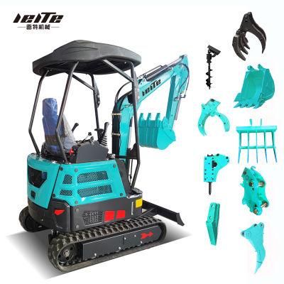 Factory Price Full Hydraulic Operational Mini Excavator for Sale Mini Digger 1.7 Ton 2 Ton