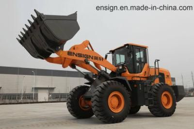 Ensign 5 Ton Front Wheel Loader Yx655 with Mechanical Control