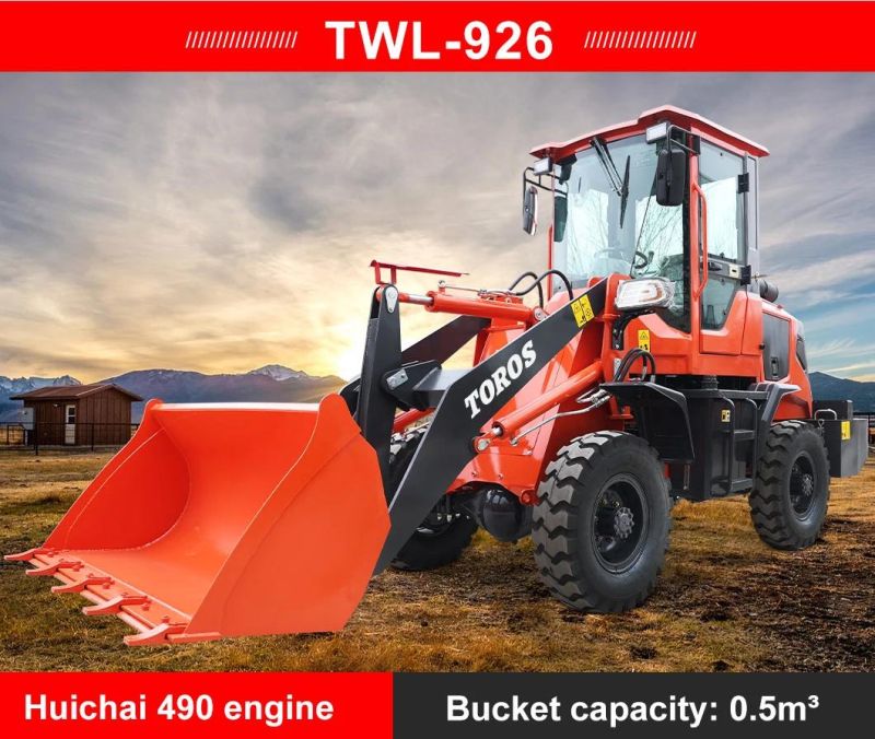 Multifunctional Wheel Hydraulic Mini Loader 1 Ton 2 Ton 3 Ton 5 Ton Factory Loader Small Front Wheel Loader