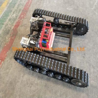 Lawn Mower Machinery with Rubber Track Chassis