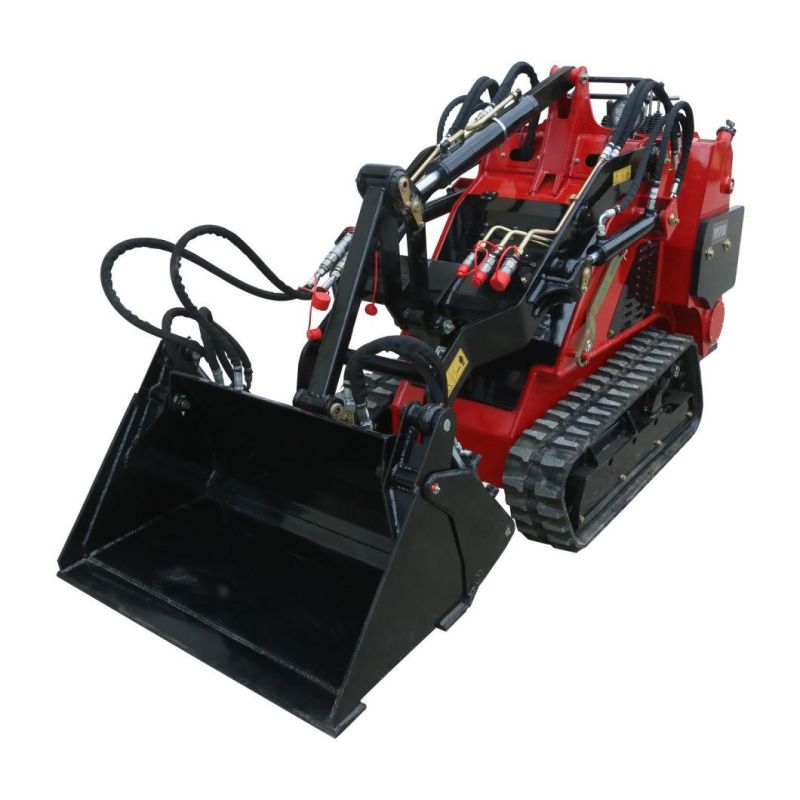 China Diesel Power Mini Skid Steer Loader Compact Loader Mmt80 for Sale