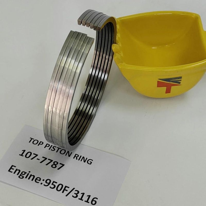 High Quality Diesel Engine Mechanical Parts Piston Ring 107-7787 for Wheelloader 950f Engine 3116 Generator Set