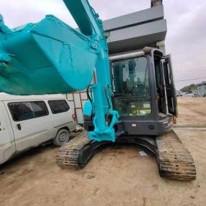 Construction Equipment Internal Combustion Drive Crawler Excavator Used Kobelco50, Good Condition for Sale
