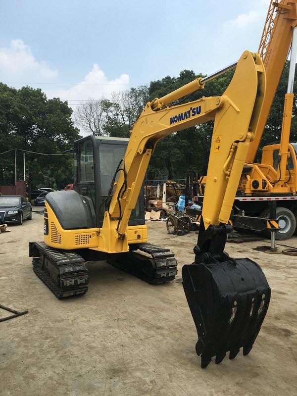 Slightly Used Komatsu 5t MIDI Excavator Komatsu PC55mr PC50mr Excavator with Rubber Track