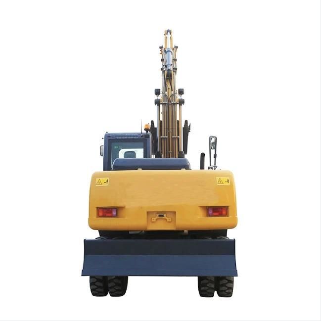 Chinese High Quality 15ton Medium Size Wheel Excavators Cheap Price on Sales