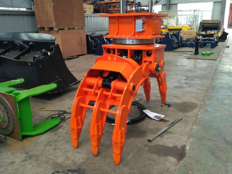Rotating Stone Grab for Kobelco 26 Ton Excavator Stone Grapple