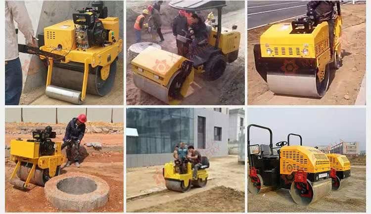 2 14 Ton Vibrating Pneumatic Road Roller Steel Soil Tyre Earth Compactor