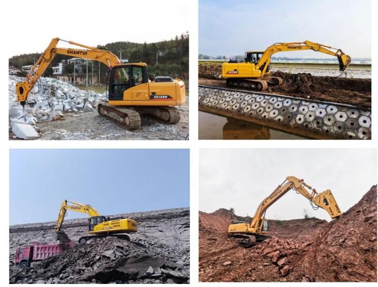 China Heavy Construction Machinery Shantui 1.05 Cbm 22 Ton Se220W Mechanical Control Hydraulic Crawler Excavator with Attachment on Sale