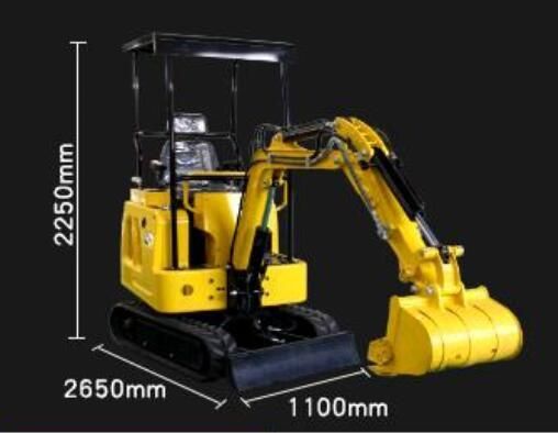 Sunyo Brand Sy15 Mini Crawler Excavators with Hydraulic Control