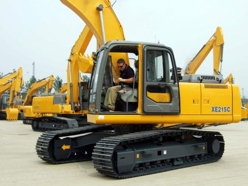 CE Approval Xe215c Cheap Crawler Excavator Tracked Mining Crawler Excavator Machines