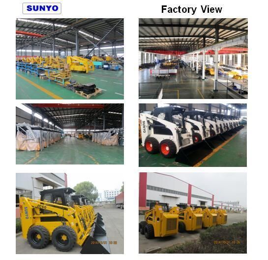 Sunyo Jc75 Skid Steer Loader Similar as Mini Wheel Loader, Excavator and Backhoe Loaders