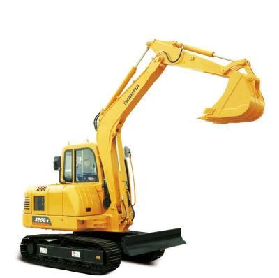 Shantui Mini Excavator Se60 with 0.22cbm Bucket Capacity in Stock