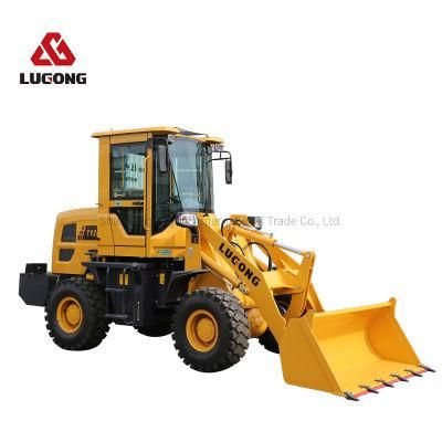 Payloader Lugong Brands Small Tractor Loader Wheel Loader for Sale