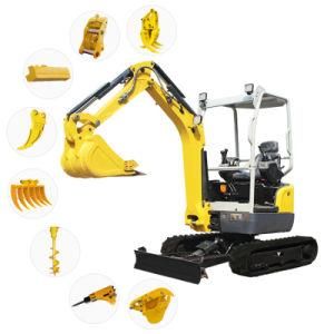 2.5 Ton Chinese Rubber Tracks New Mini Excavadora Machine Chenille Mini Pelle Exscavator for Sale