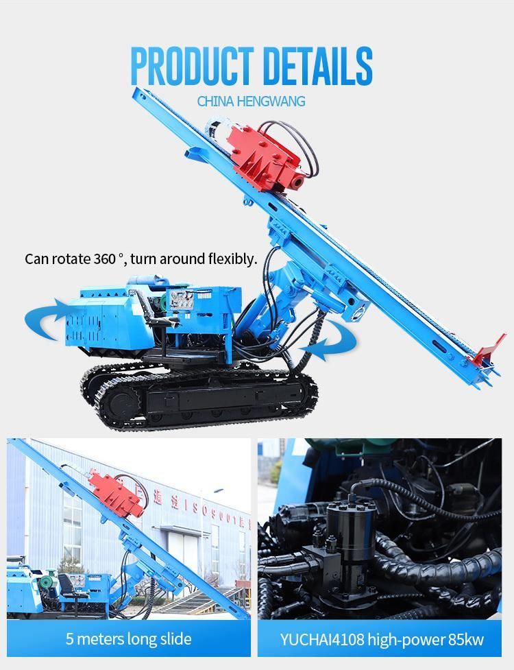 Solar Ramming Piling Machine for Solar Project