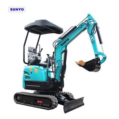 Mini Type Syl330 Model Sunyo Excavator as Hydraulic Crawler Bulldozer, Backhoe Loader. Mini Excavator