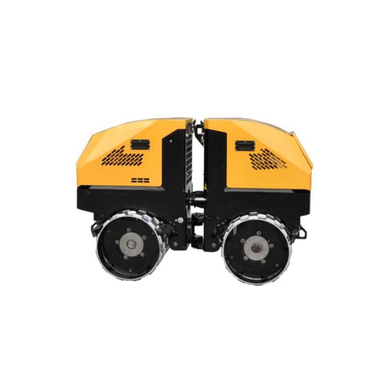 Remote Control Double Drum Road Roller for Groove Construction