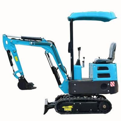 1 Ton Mini Walking Shandong Track Micro Crawler Chain Excavator for Sale Mini 1 Ton SD12D