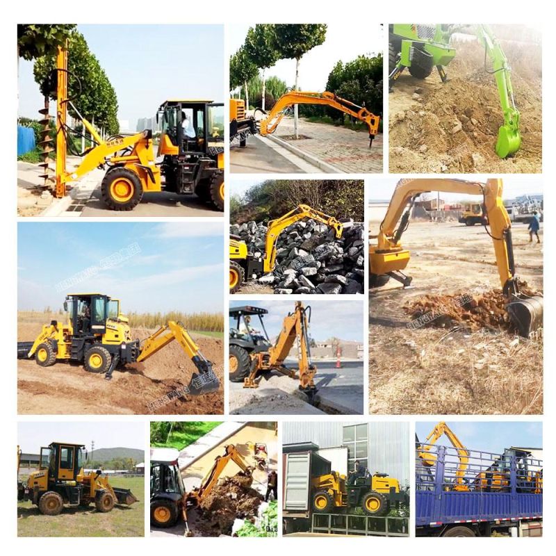 Hw15-26 Good Quality Earthmoving Backhoe Loader