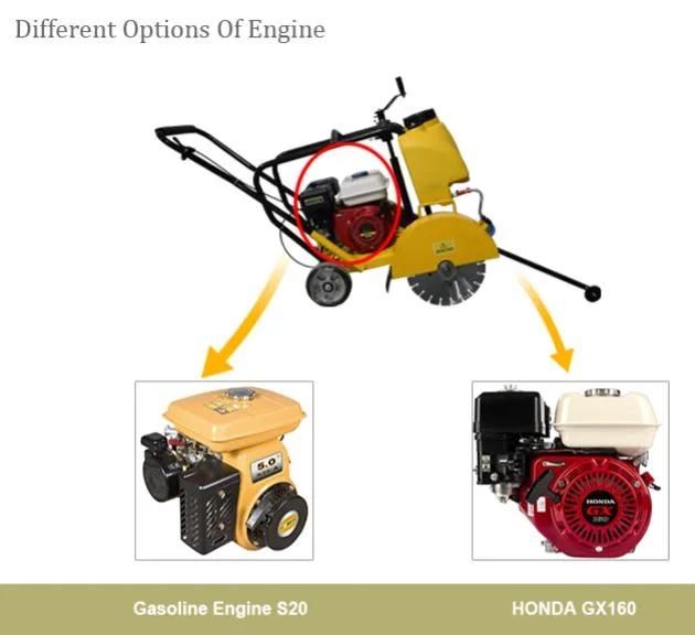 Portable Gasoline Engine Cutting Road Machine