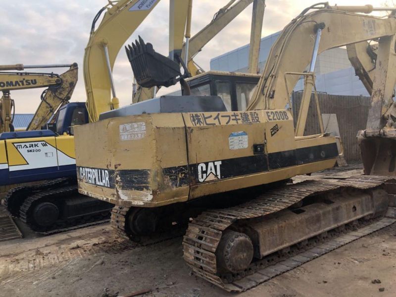 Original Paint Second Hand Caterpillar E200b 0.7m3 Cat Excavator