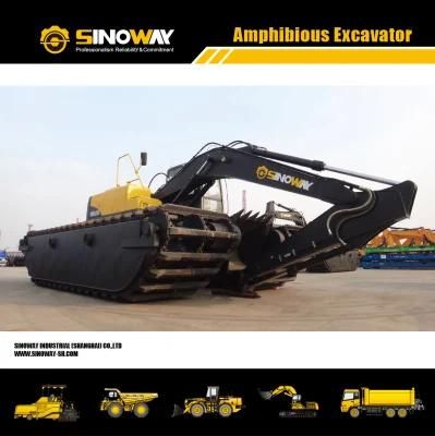 30ton Floating Excavator New Land and Water Excavator for Sale