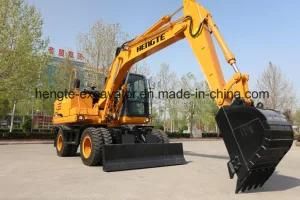 12500kg Wheel Excavator 30km/H on Road