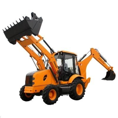 Xiniu Mini Digger Backhoe Wheel Loader Xn880 0.8 Ton