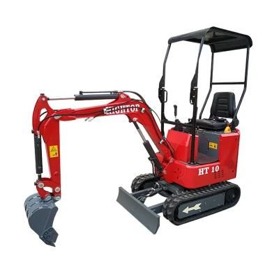 China Factory 1 Ton Hydraulic Mini Excavator for Sale with Good Quality