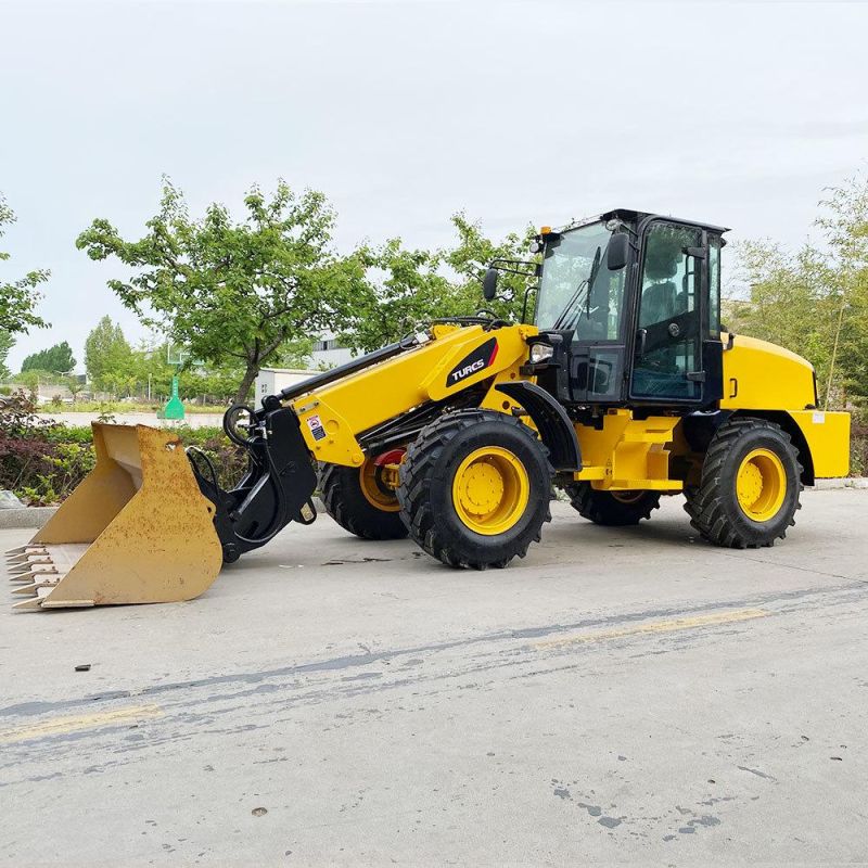 Heracles China Mini Telehandler Telescopic Boom Wheel Front End Loader Handler Cheap 2 Ton Teleskoplader Loader with Low Price
